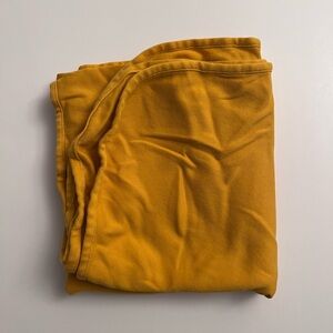 Mustard Yellow Swaddle/Blanket - organic cotton